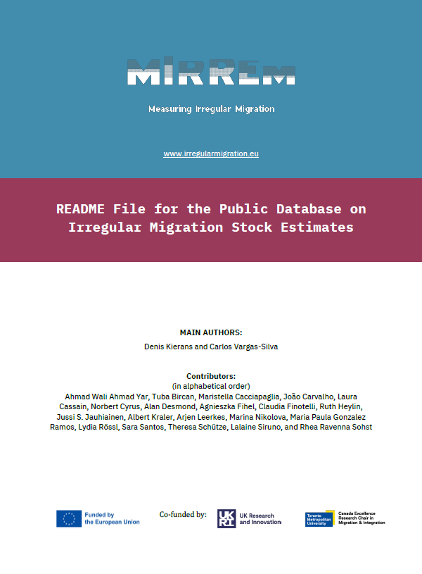 MIrreM Public Database on Irregular Migration Stock Estimates (Version 3)