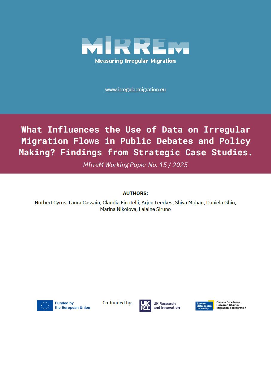 What Influences the Use of Data on Irregular Migration Flows in Public Debates and Policy Making? Findings from Strategic Case Studies.